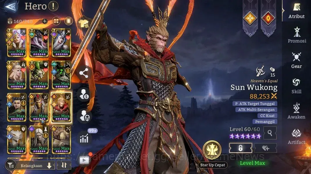 Watcher of Realms Accounts GLOBAL 60x|Lv62|3.35M Power|11 Lord[IngridA6,Arach image 16