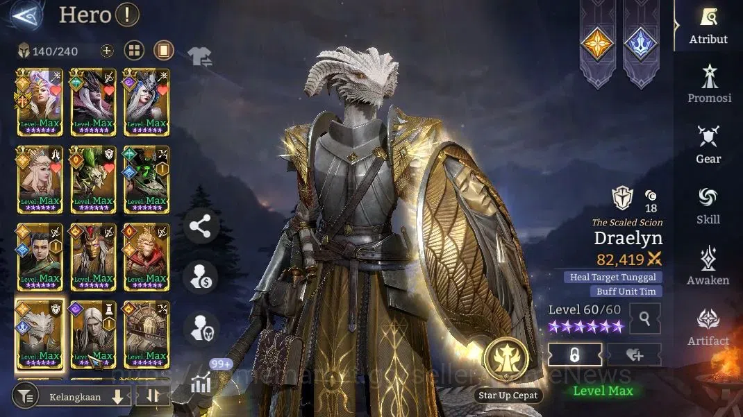 Watcher of Realms Accounts GLOBAL 60x|Lv62|3.35M Power|11 Lord[IngridA6,Arach image 17