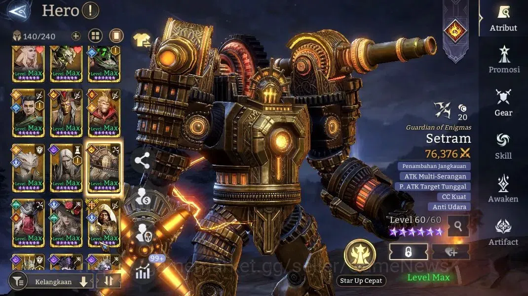 Watcher of Realms Accounts GLOBAL 60x|Lv62|3.35M Power|11 Lord[IngridA6,Arach image 19