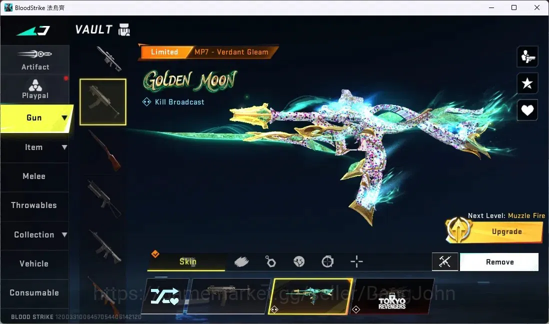 Blood Strike Accounts ASIA | 2 EVANGALAION GUNS|3 TR GUNS|1 ULTRA MELEE| image 15