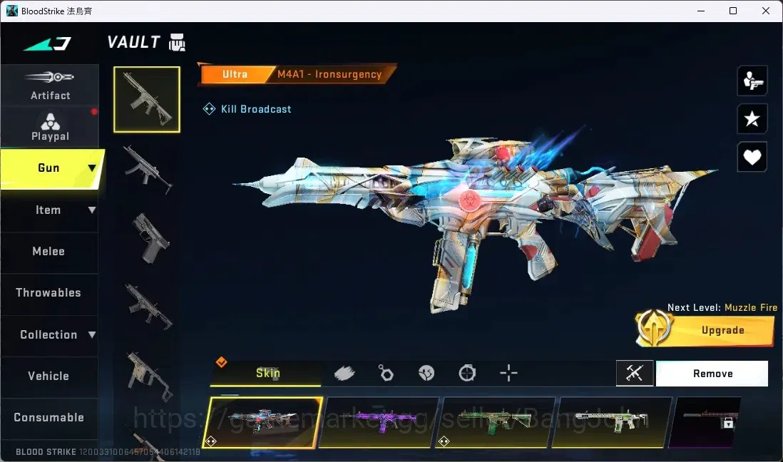 Blood Strike Accounts ASIA | 2 EVANGALAION GUNS|3 TR GUNS|1 ULTRA MELEE| image 2
