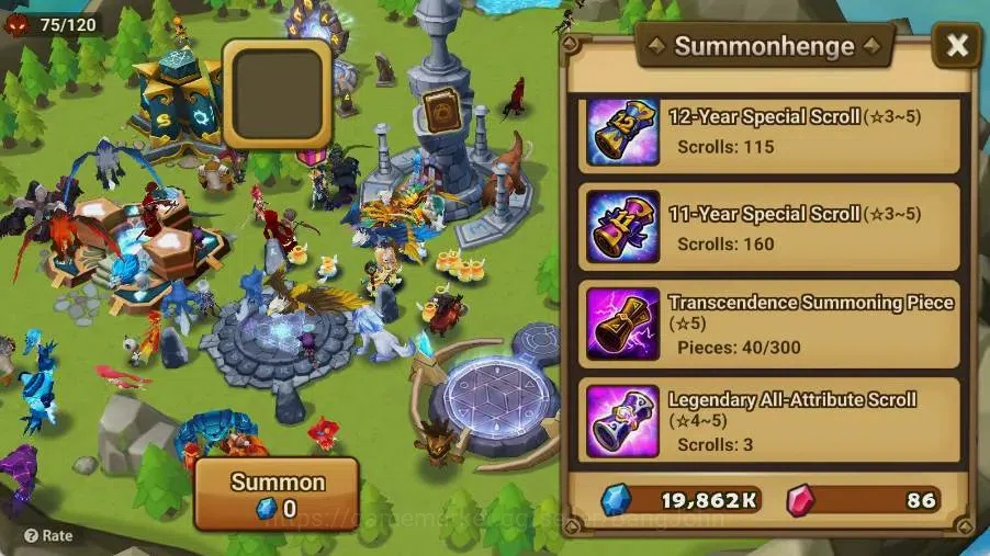 Summoners War: Sky Arena Accounts Starter GLOBAL | NB 5 TESHAR,Starter Gacha 115 12Y+160 11Y Scrool, 3 Legendary All 3