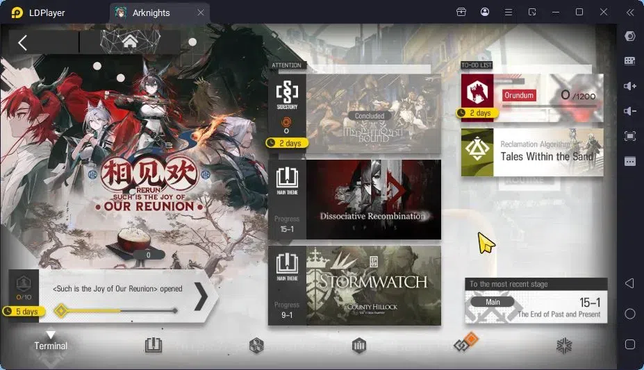Arknights Accounts Mid-Tier Global | Lv 33 | 4 STD Char | Blaze, Lin, Exusiai, Angelina |  1960 Orundum, 75 Originite 10