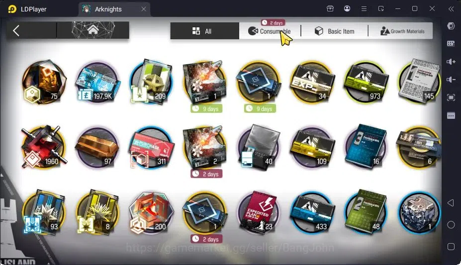 Arknights Accounts Mid-Tier Global | Lv 33 | 4 STD Char | Blaze, Lin, Exusiai, Angelina |  1960 Orundum, 75 Originite 6
