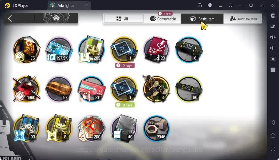 Arknights Accounts Mid-Tier Global | Lv 33 | 4 STD Char | Blaze, Lin, Exusiai, Angelina |  1960 Orundum, 75 Originite 8