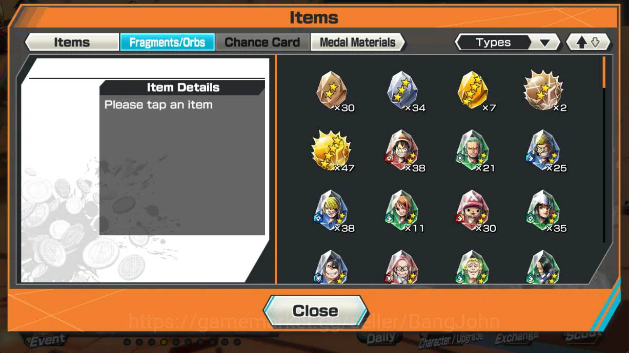 One Piece Bounty Rush Accounts GLOBAL | EX 5 | ST Ethanbaron, Borsalino, Kuja Han image 12