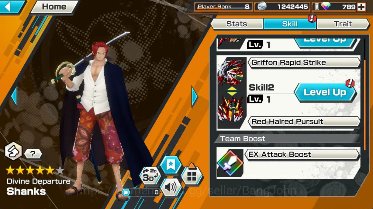 One Piece Bounty Rush Accounts GLOBAL | EX 5 | ST Ethanbaron, Borsalino, Kuja Han image 7