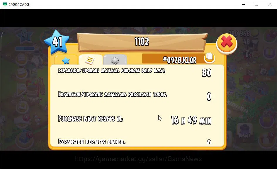Hay Day Accounts Level 41 | Barn Storage 1100 + Silo Storage 625 | image 10