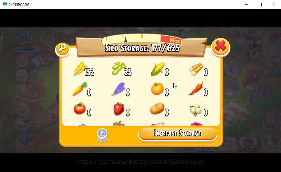 Hay Day Accounts Level 41 | Barn Storage 1100 + Silo Storage 625 | image 12