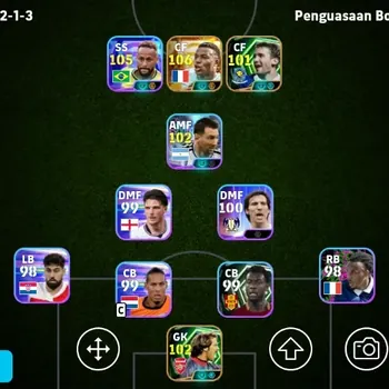 eFootball Accounts Legends & Iconic Players Mobile|PW 3077|New Kylian Mbappe Big T,New Neymar Jr Big T,Lionel Messi Show