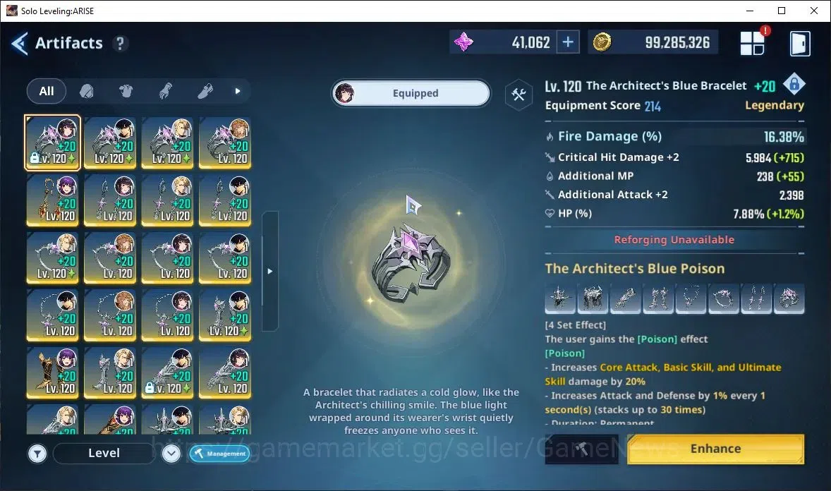 Solo Leveling: ARISE Accounts Lv102 2,3M Pwr|LennartA4+SignA6,KanaeA6+SignA10,Th image 16