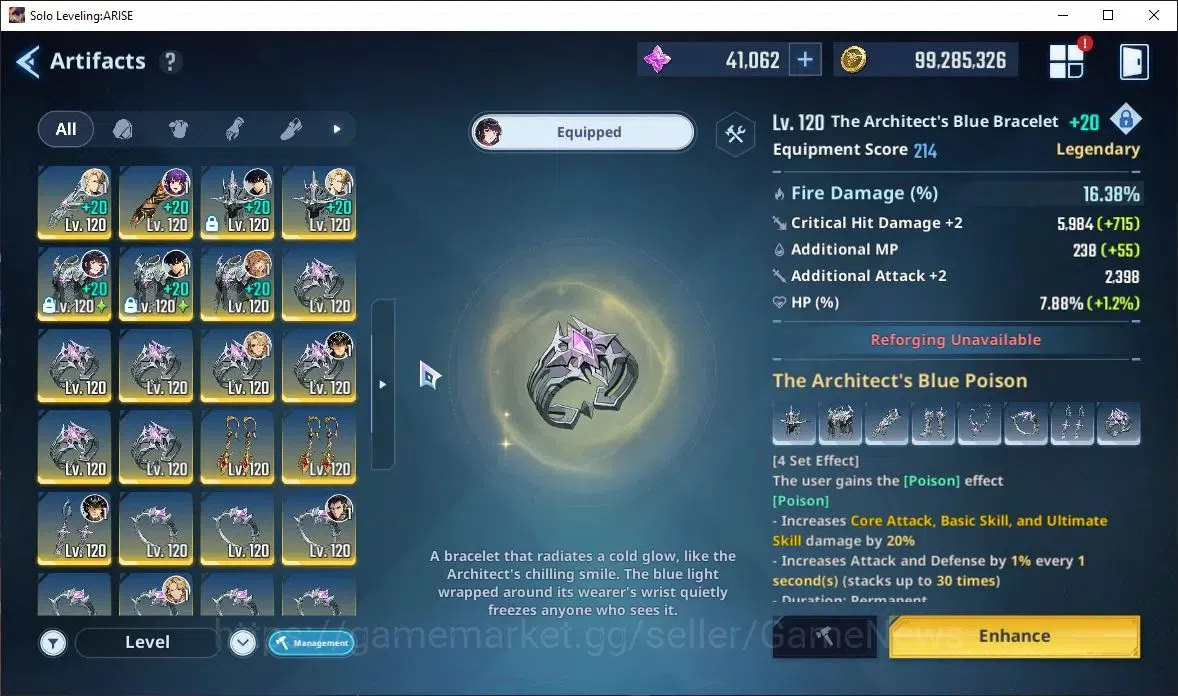 Solo Leveling: ARISE Accounts Lv102 2,3M Pwr|LennartA4+SignA6,KanaeA6+SignA10,Th image 17