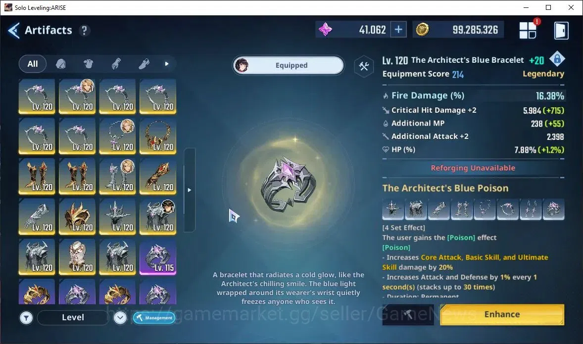 Solo Leveling: ARISE Accounts Lv102 2,3M Pwr|LennartA4+SignA6,KanaeA6+SignA10,Th image 18