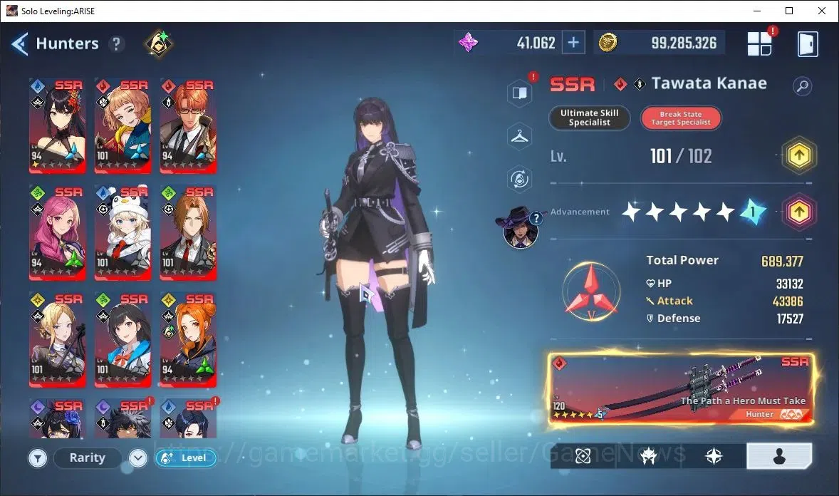 Solo Leveling: ARISE Accounts Lv102 2,3M Pwr|LennartA4+SignA6,KanaeA6+SignA10,Th image 6