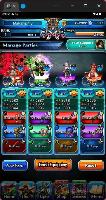 Grand Summoners Accounts GLOBAL|4 Ascend|Chloe, Saber Alter, Kenshin Himura image 4