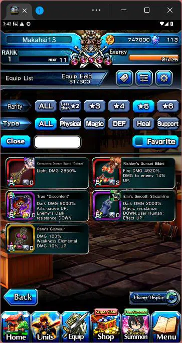 Grand Summoners Accounts GLOBAL|4 Ascend|Chloe, Saber Alter, Kenshin Himura image 7