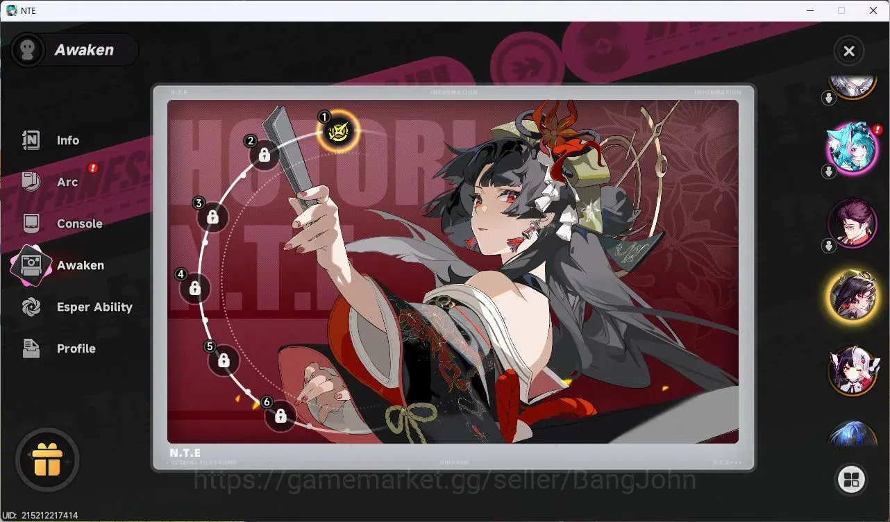 Neverness to Everness Accounts SEA | Hunter Lv 3 | 4 S-Class (HotoriA1,Lacrimosa) image 3