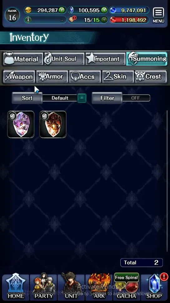Last Cloudia Accounts Endgame GLOBAL|Rank 16|100k Crystal|Collab BraveFrontier (G Tilith,FG Vargas)+Top Tier(Goddess 11