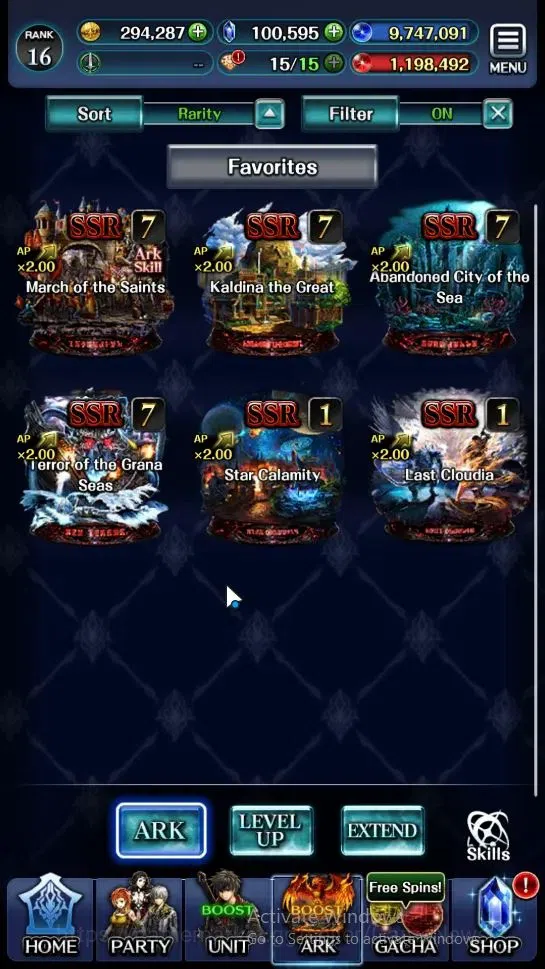 Last Cloudia Accounts Endgame GLOBAL|Rank 16|100k Crystal|Collab BraveFrontier (G Tilith,FG Vargas)+Top Tier(Goddess 3