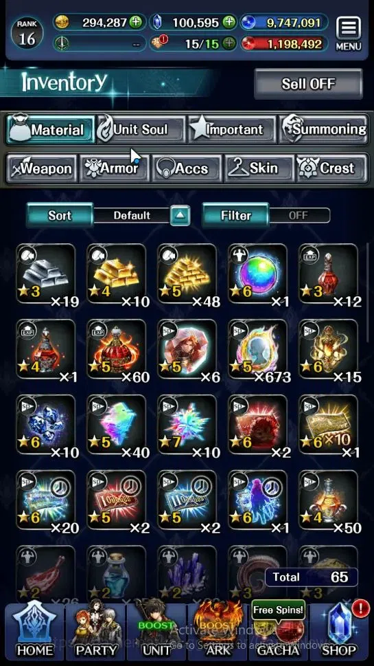 Last Cloudia Accounts Endgame GLOBAL|Rank 16|100k Crystal|Collab BraveFrontier (G Tilith,FG Vargas)+Top Tier(Goddess 8