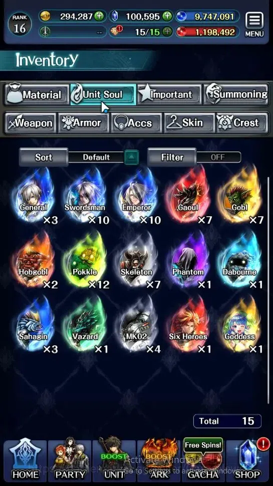 Last Cloudia Accounts Endgame GLOBAL|Rank 16|100k Crystal|Collab BraveFrontier (G Tilith,FG Vargas)+Top Tier(Goddess 9