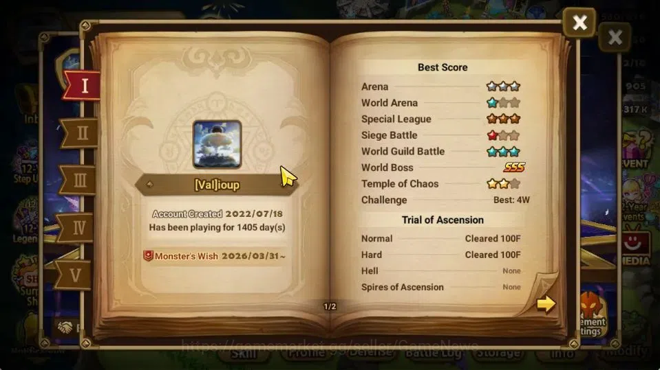 Summoners War: Sky Arena Accounts GLOBAL Lv100|2 LD[Tanjiro Light,Veronica]|56 +NB5[ image 3