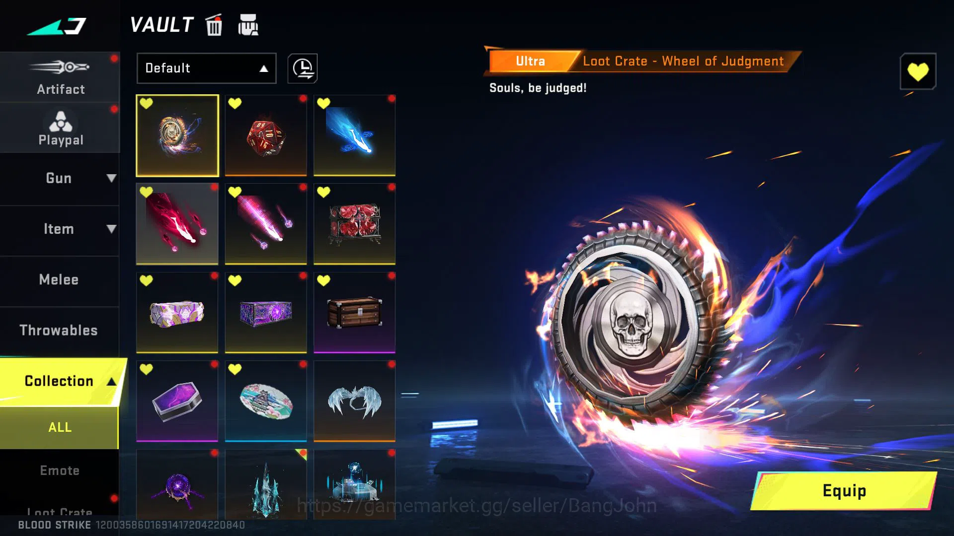 Blood Strike Accounts [ASIA SULTAN] 5 ETERNAL STRIKER SKINS | Evo Lv6 M4 image 10