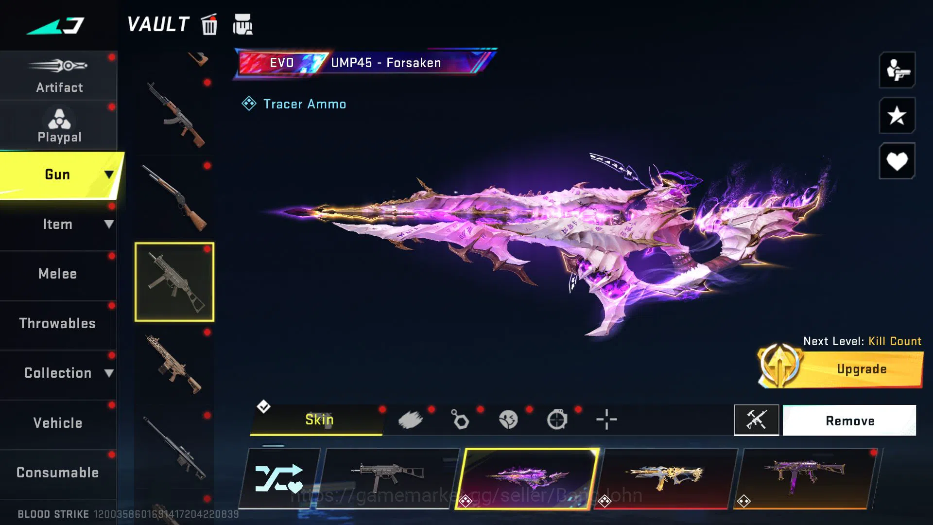 Blood Strike Accounts [ASIA SULTAN] 5 ETERNAL STRIKER SKINS | Evo Lv6 M4 image 16