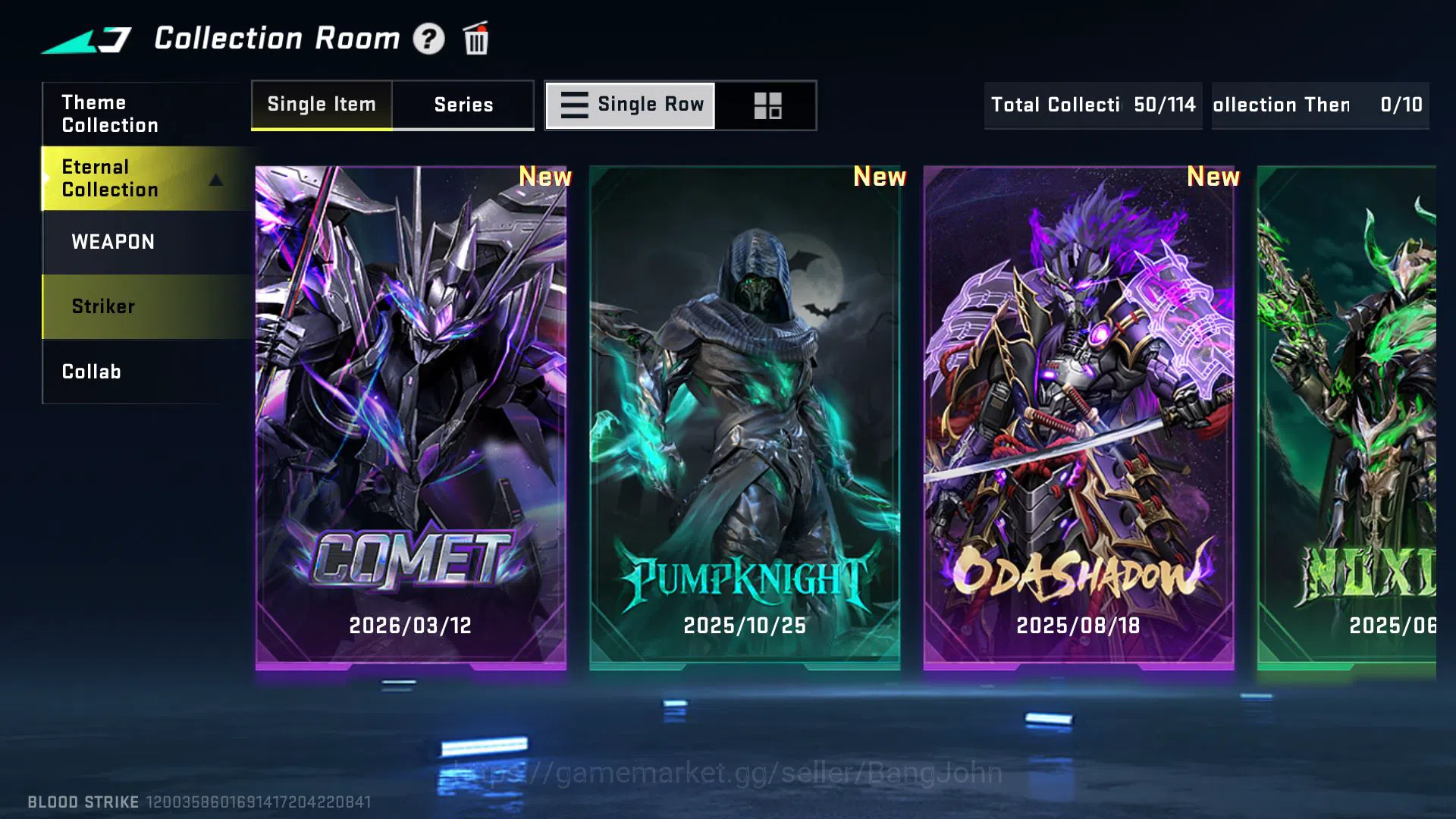 Blood Strike Accounts [ASIA SULTAN] 5 ETERNAL STRIKER SKINS | Evo Lv6 M4 image 4