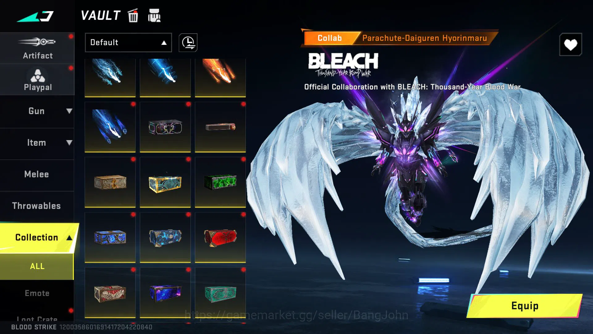 Blood Strike Accounts [ASIA SULTAN] 5 ETERNAL STRIKER SKINS | Evo Lv6 M4 image 8