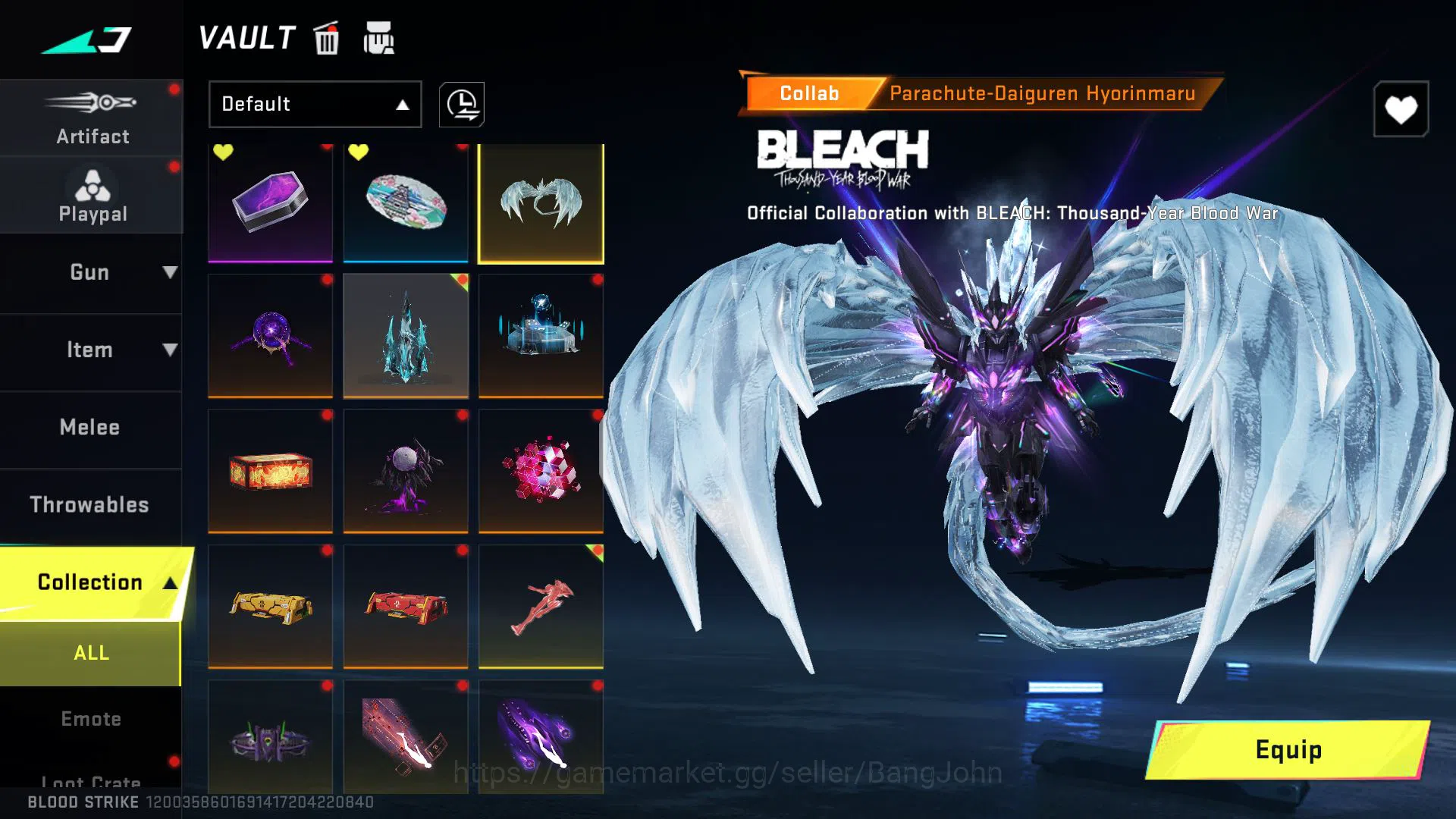 Blood Strike Accounts [ASIA SULTAN] 5 ETERNAL STRIKER SKINS | Evo Lv6 M4 image 9