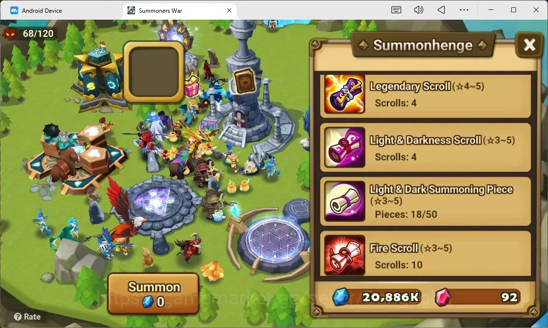 Summoners War: Sky Arena Accounts GLOBAL | NB 5 TESHAR,Starter Gacha 115 12Y+160 11Y image 4