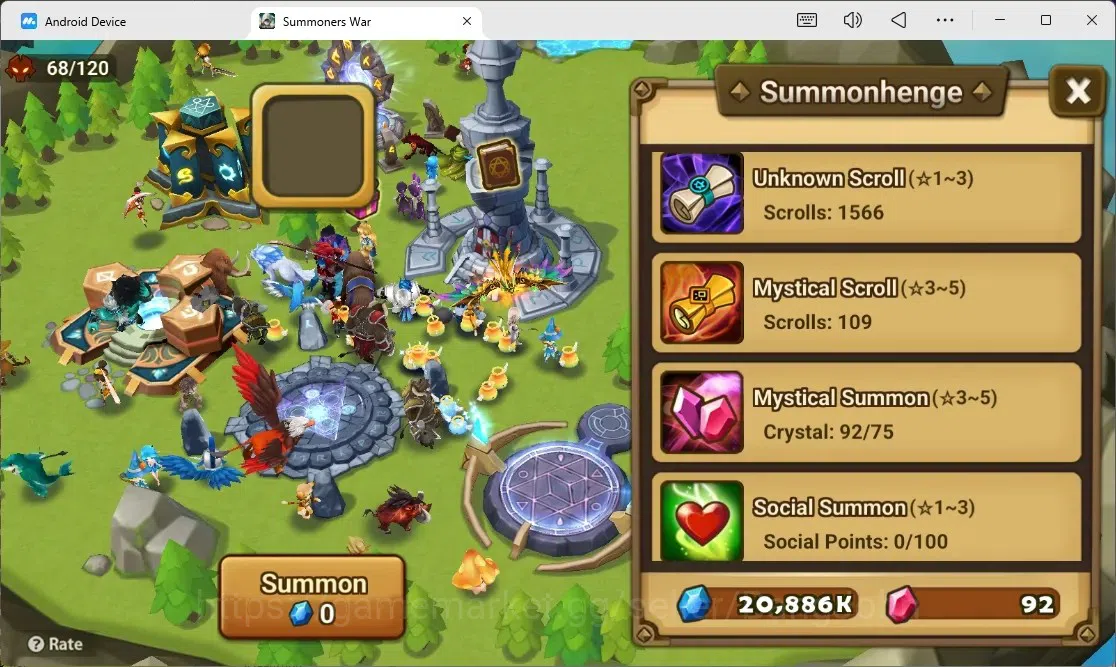 Summoners War: Sky Arena Accounts GLOBAL | NB 5 TESHAR,Starter Gacha 115 12Y+160 11Y image 5