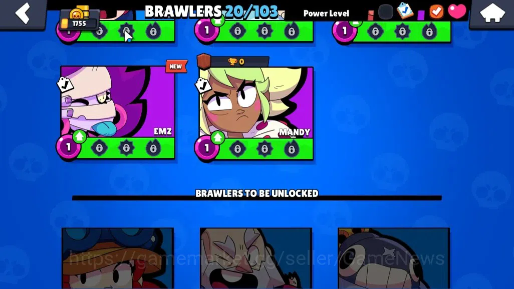 Brawl Stars Accounts 1755 Trophy|20Brawlers 2Max[Bull Full Buffies,Shel image 10