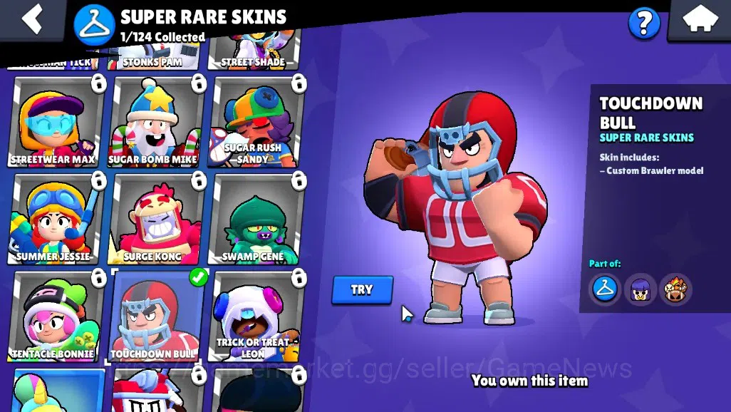 Brawl Stars Accounts 1755 Trophy|20Brawlers 2Max[Bull Full Buffies,Shel image 14