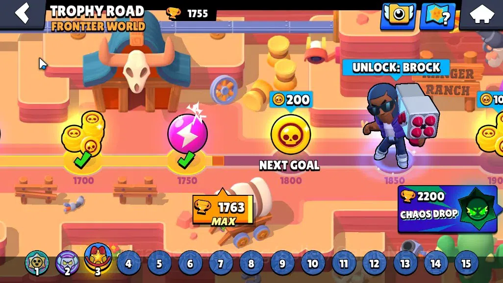 Brawl Stars Accounts 1755 Trophy|20Brawlers 2Max[Bull Full Buffies,Shel image 5
