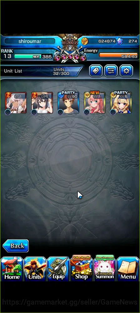 Grand Summoners Accounts Global|Rank 13|Fresh Story 5 Ascend|Emiya Shirou,S image 3