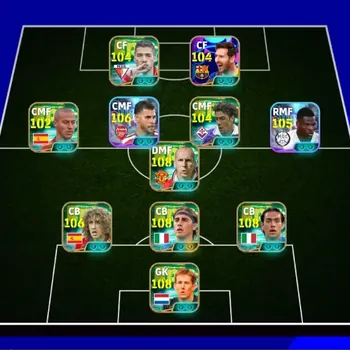 eFootball Accounts Legends & Iconic Players Mobile |PW 3248|Epic Barca LionelMessi + LamineYamal,Epic Suarez Cannavaro Puyol