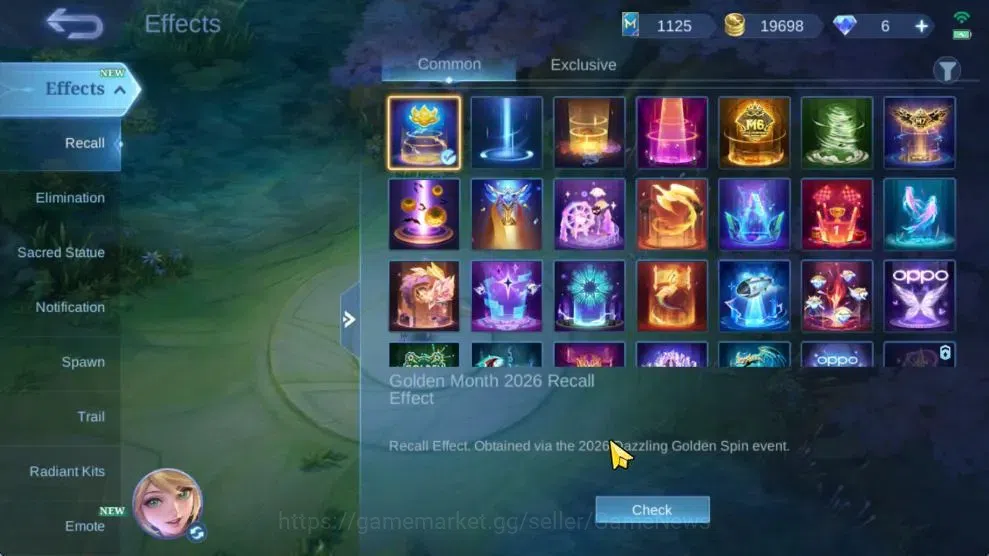 Mobile Legends: Bang Bang Accounts Hero 106|High Immo 111|Skin 204|CC[Nata],KOF[Karin image 18