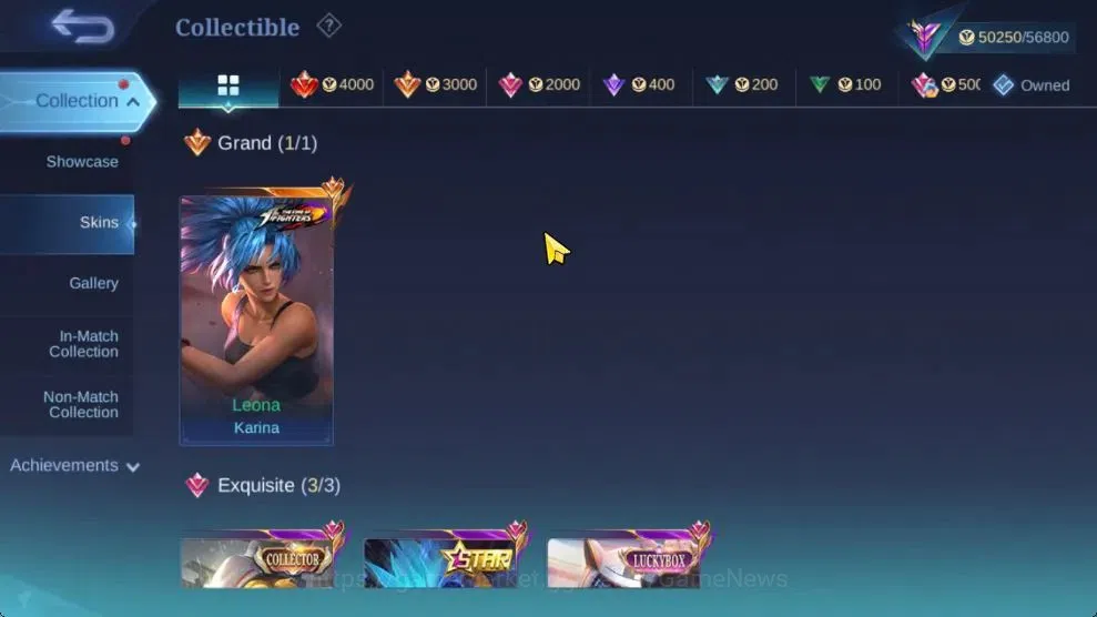Mobile Legends: Bang Bang Accounts Hero 106|High Immo 111|Skin 204|CC[Nata],KOF[Karin image 5