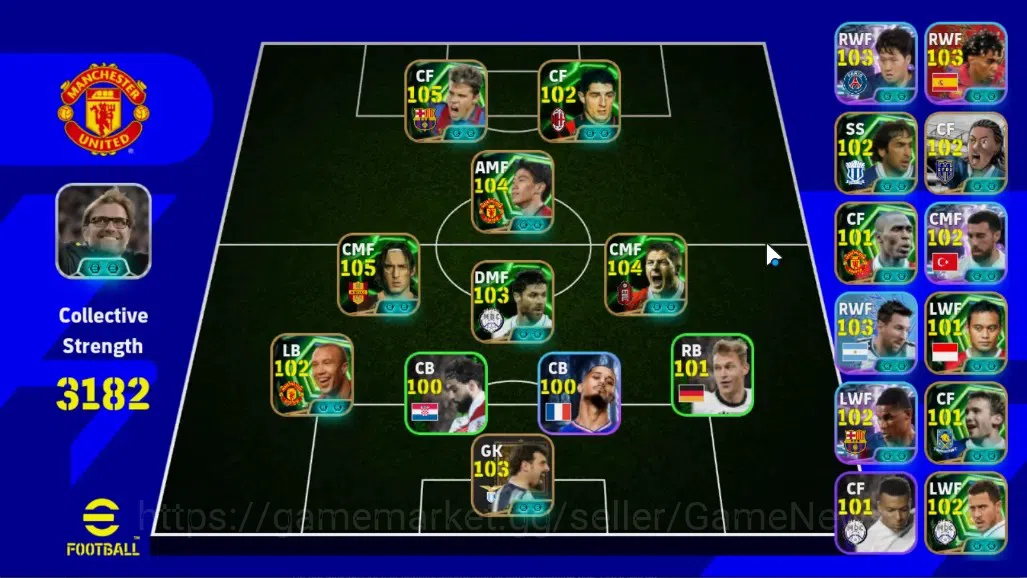 eFootball Accounts Android|Epic|Javier Saviola,Francesco Totti,Shinji image 1