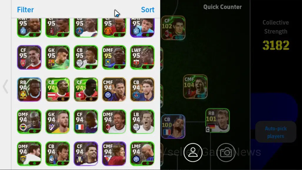 eFootball Accounts Android|Epic|Javier Saviola,Francesco Totti,Shinji image 3