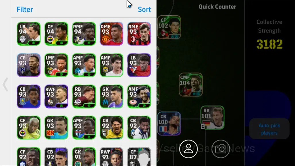 eFootball Accounts Android|Epic|Javier Saviola,Francesco Totti,Shinji image 4