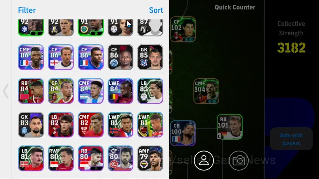 eFootball Accounts Android|Epic|Javier Saviola,Francesco Totti,Shinji image 5