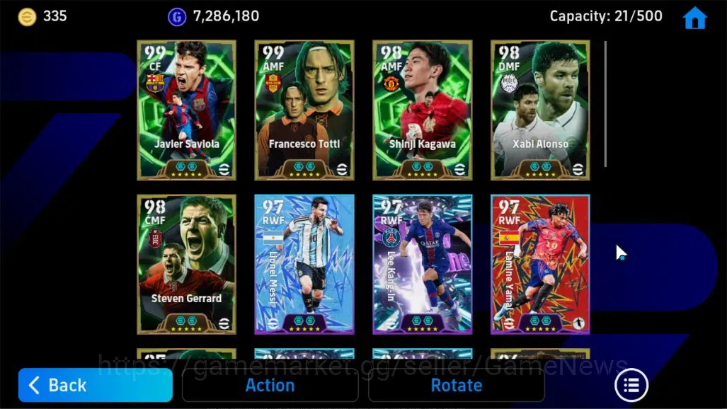 eFootball Accounts Android|Epic|Javier Saviola,Francesco Totti,Shinji image 9