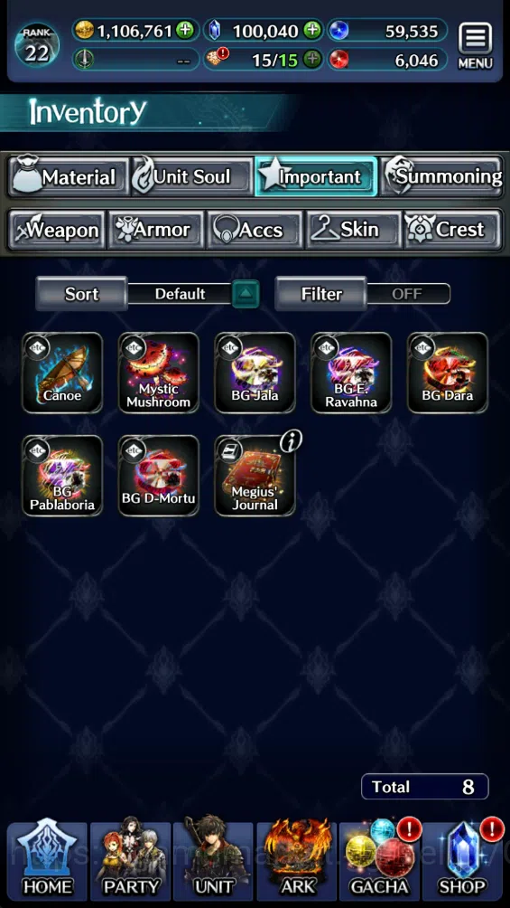 Last Cloudia Accounts Mid‑Game GLOBAL| 100k Crystal| Collab DMC (V & Nero) + TopTierUnits (A.Rolland. SMSera, Pale Flame 7