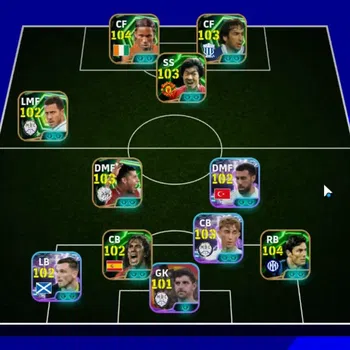 eFootball Accounts Legends & Iconic Players Android|16Epic Didier Drogba,Javier Zanetti,Park Ji-Sung,Frank