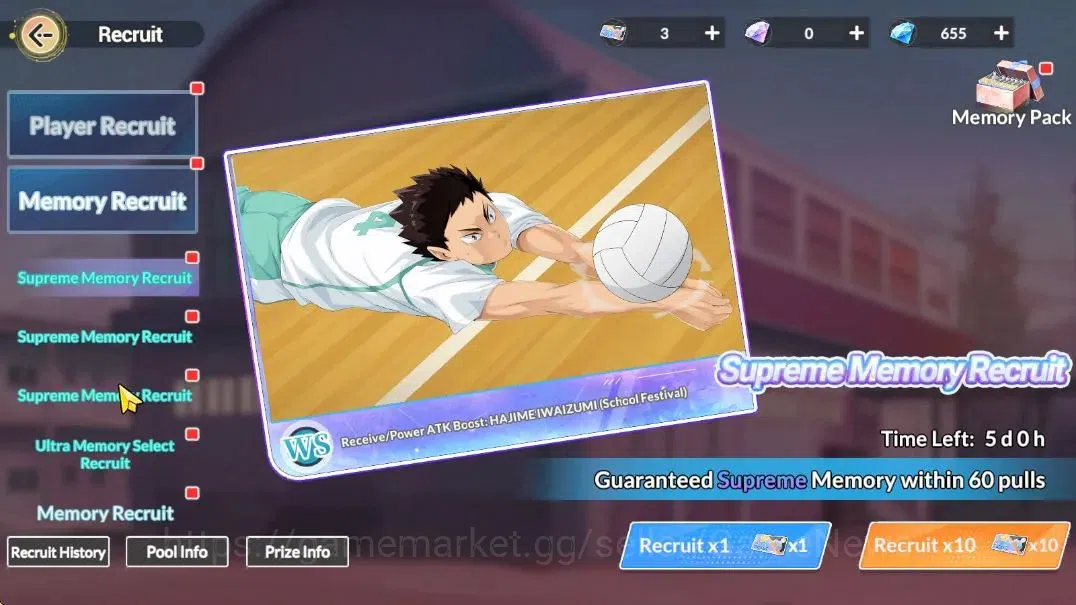 HAIKYU!! FLY HIGH Accounts SEA Lv54|4 SP [(Tsukishima,Bokuto,Hinata)+Memo,Nis image 14