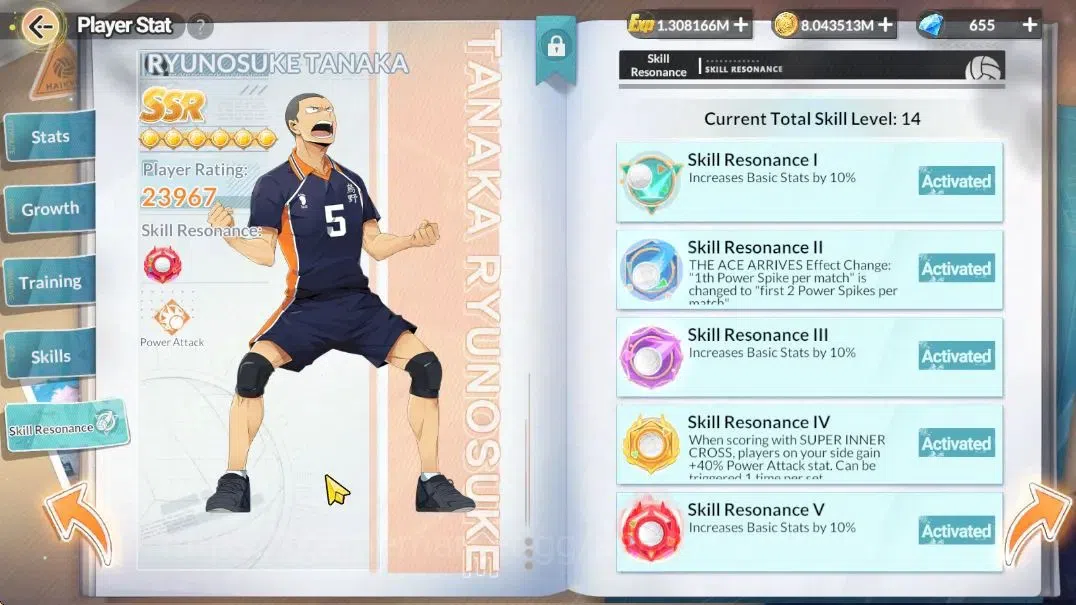 HAIKYU!! FLY HIGH Accounts SEA Lv54|4 SP [(Tsukishima,Bokuto,Hinata)+Memo,Nis image 18