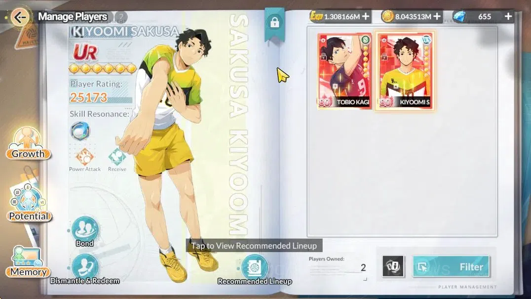 HAIKYU!! FLY HIGH Accounts SEA Lv54|4 SP [(Tsukishima,Bokuto,Hinata)+Memo,Nis image 2